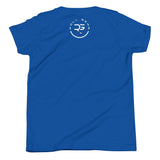 Roll Gear Youth Earned Not Given T-Shirt, fifth colorway, flat back view, Roll Gear emblem.