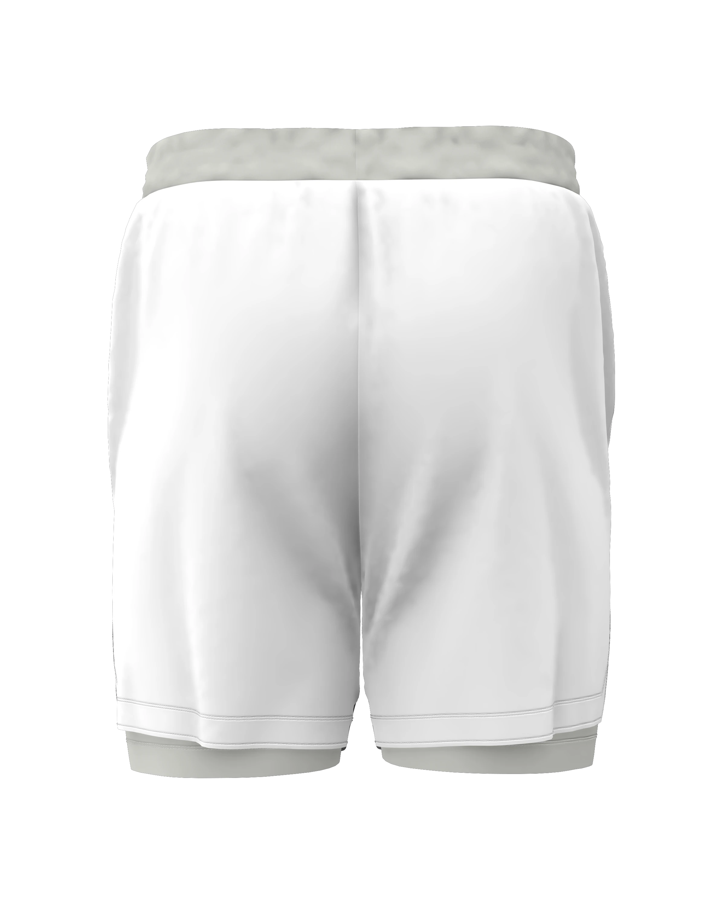Roll Gear™ youth grey grappling shorts with built-in liner, designed for BJJ and wrestling training.