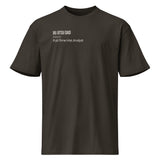 Vintage Black heavyweight cotton tee with the Jiu Jitsu Dad definition print on the front.