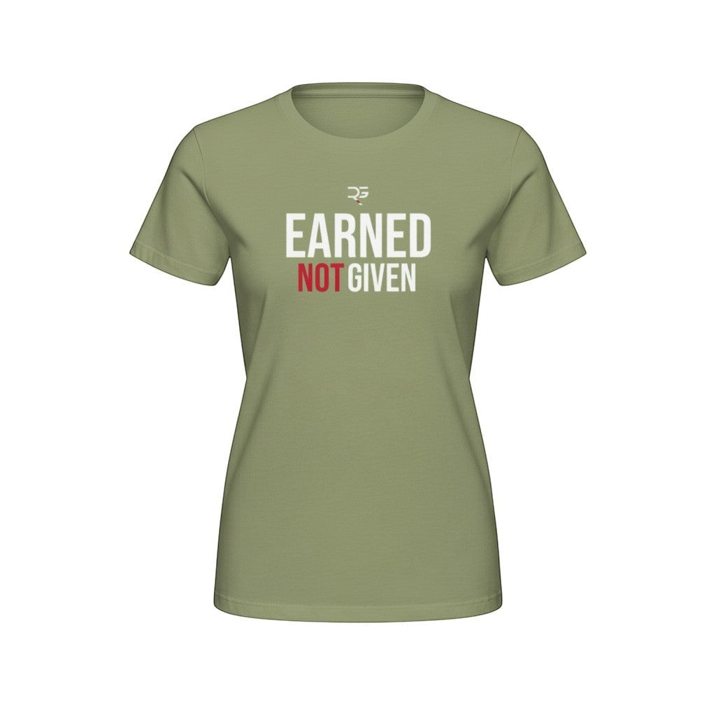 Roll Gear Women's Roll Gear High-Waisted T-Shirt, fifth colorway, flat front view.