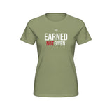 Roll Gear Women's Roll Gear High-Waisted T-Shirt, fifth colorway, flat front view.