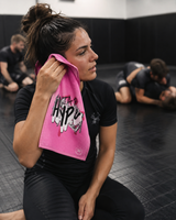 Roll Gear HYPE Training Towel - Graffiti Gym Towel for BJJ & Combat Sports, product photo.