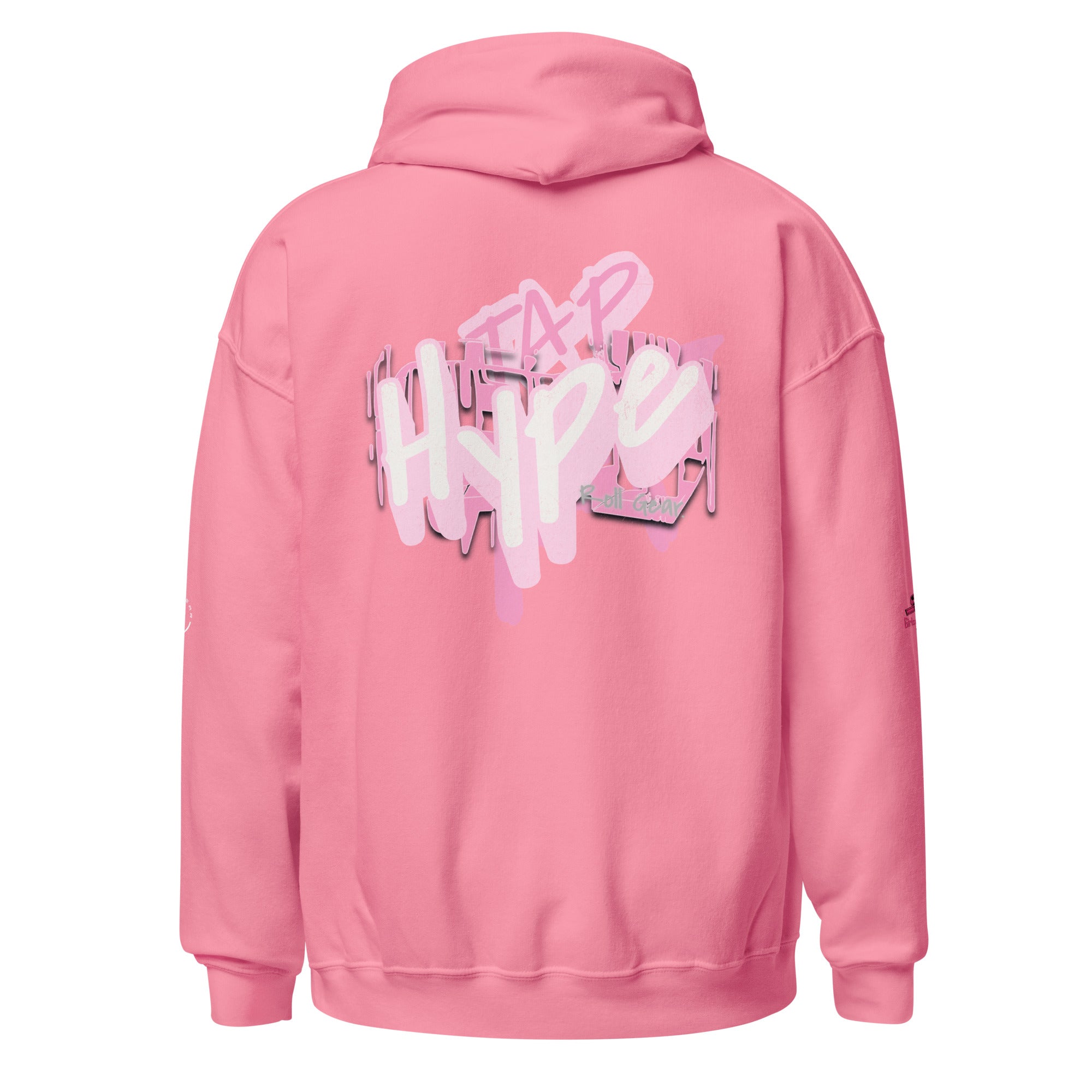 Roll Gear Tap Hype Hoodie – White Print.