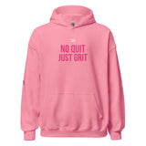Roll Gear Tap Hype Hoodie - Pink Print - Girls on the Mat, front view.