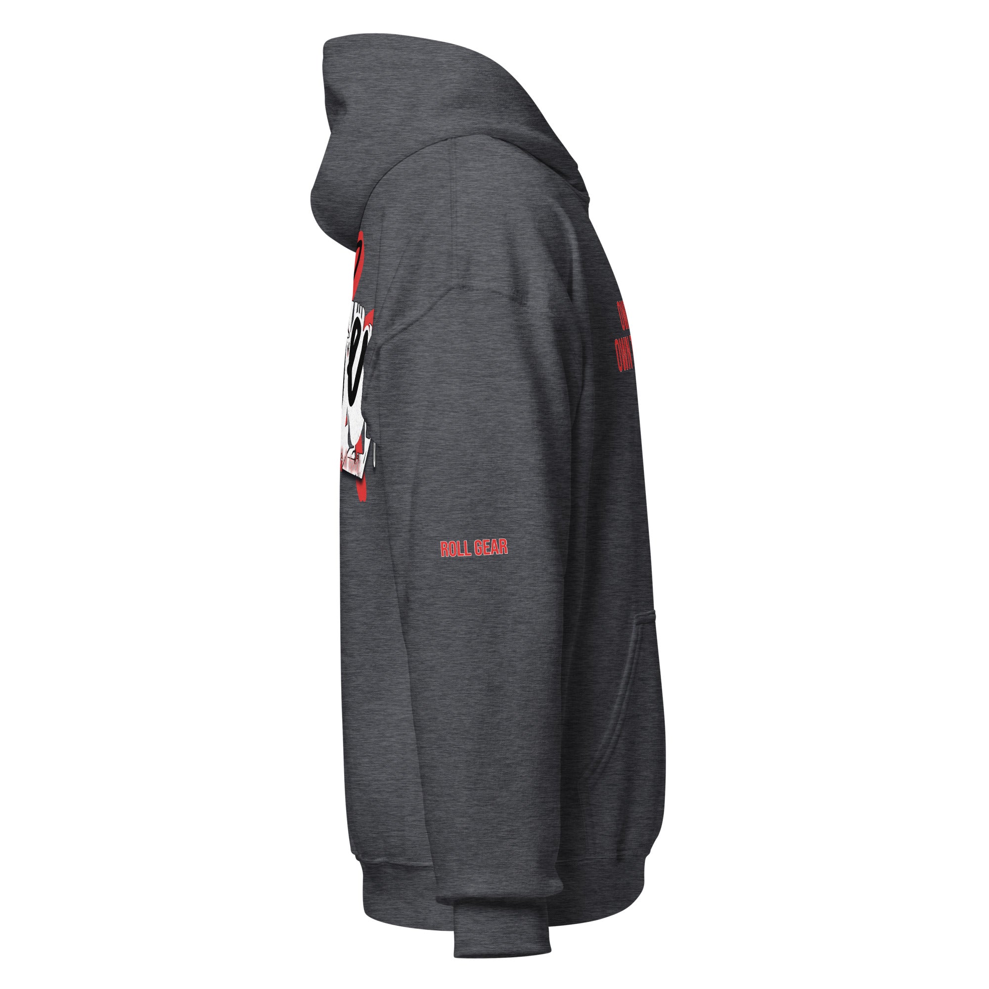 Roll Gear Tap Hype Hoodie – Red Print.