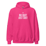 Roll Gear Tap Hype Hoodie - White Print - Girls on the Mat, front view.