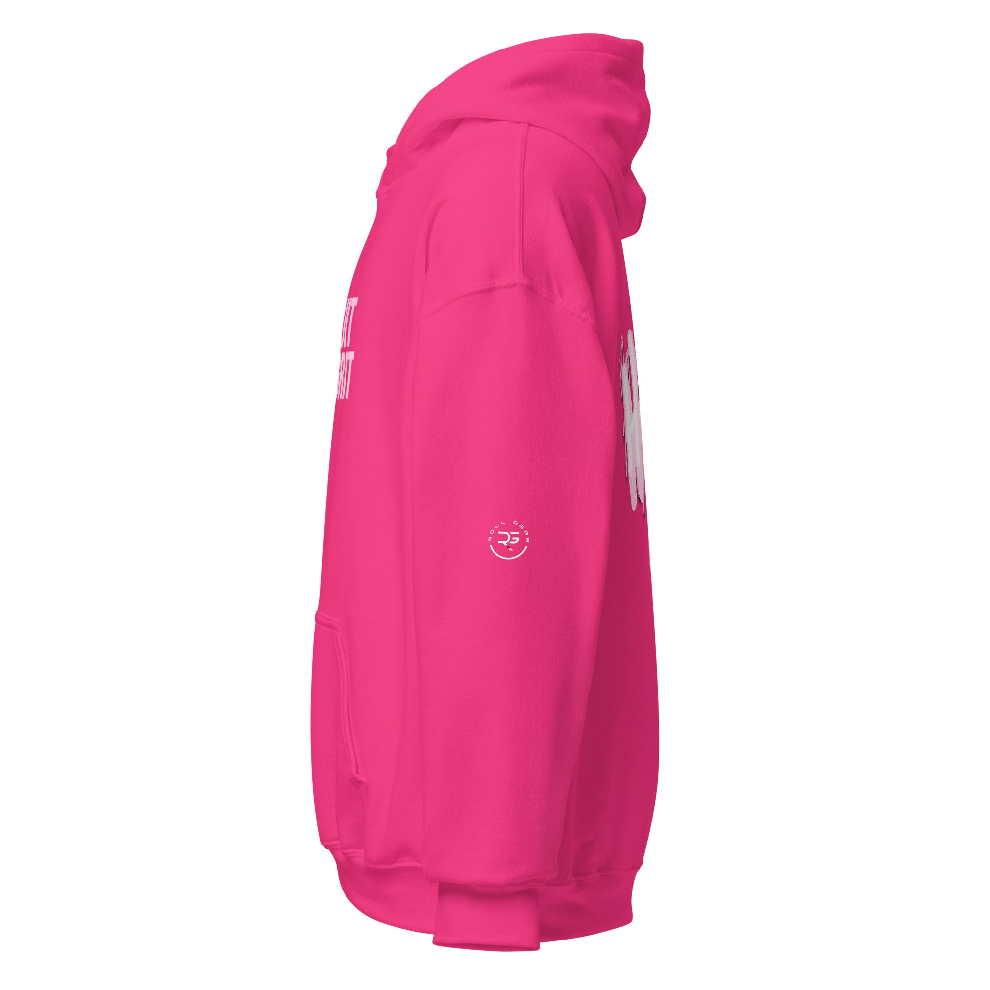 Roll Gear Tap Hype Hoodie – White Print.