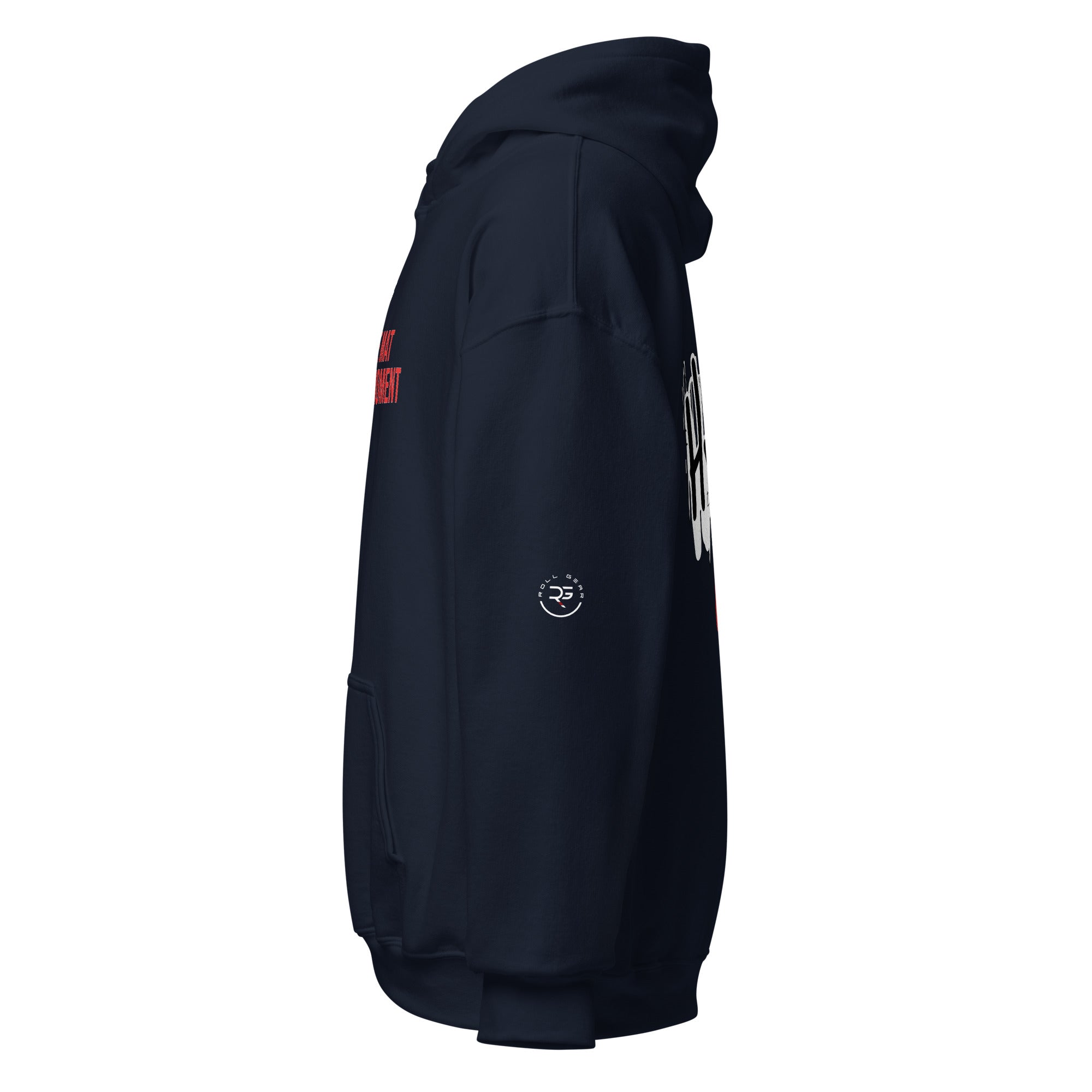 Roll Gear Tap Hype Hoodie – Red Print.