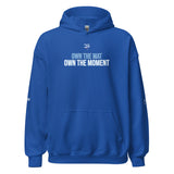 Roll Gear Tap Hype Hoodie - Blue Print - Royal, front view.