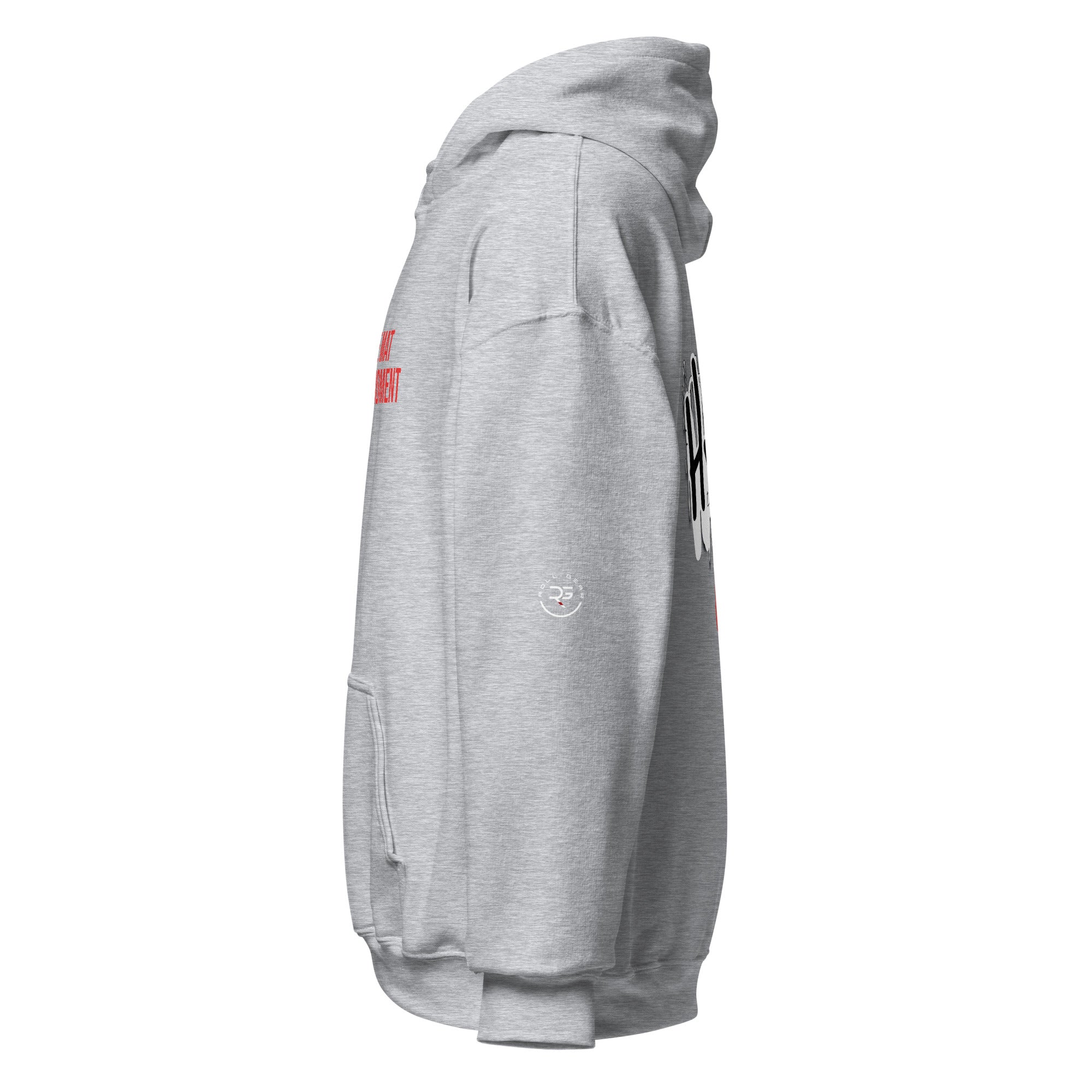 Roll Gear Tap Hype Hoodie – Red Print.
