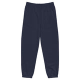 Roll Gear Fleece Joggers - Navy, back view.