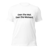 Roll Gear Essential Cotton Tee – white, front view.