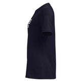 Roll Gear Women's Earned Not Given Motivational T-Shirt - Navy, left side view.