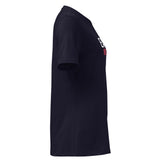 Roll Gear Women's Earned Not Given Motivational T-Shirt - Navy, right side view.