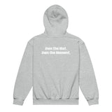 Roll Gear Youth Heavy Blend Hoodie – Sport Grey, back view.